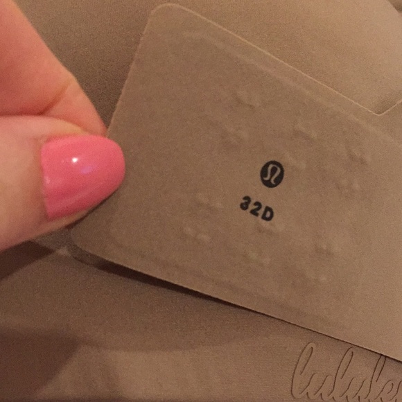 LULULEMON 32D Hold True Bra Soft Sand Size 32D - Picture 13 of 16